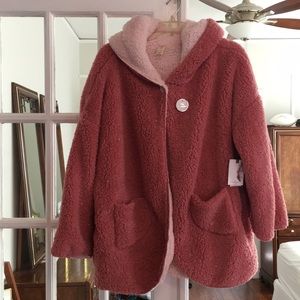 Jessica Simpson Reversible Cocoon Robe